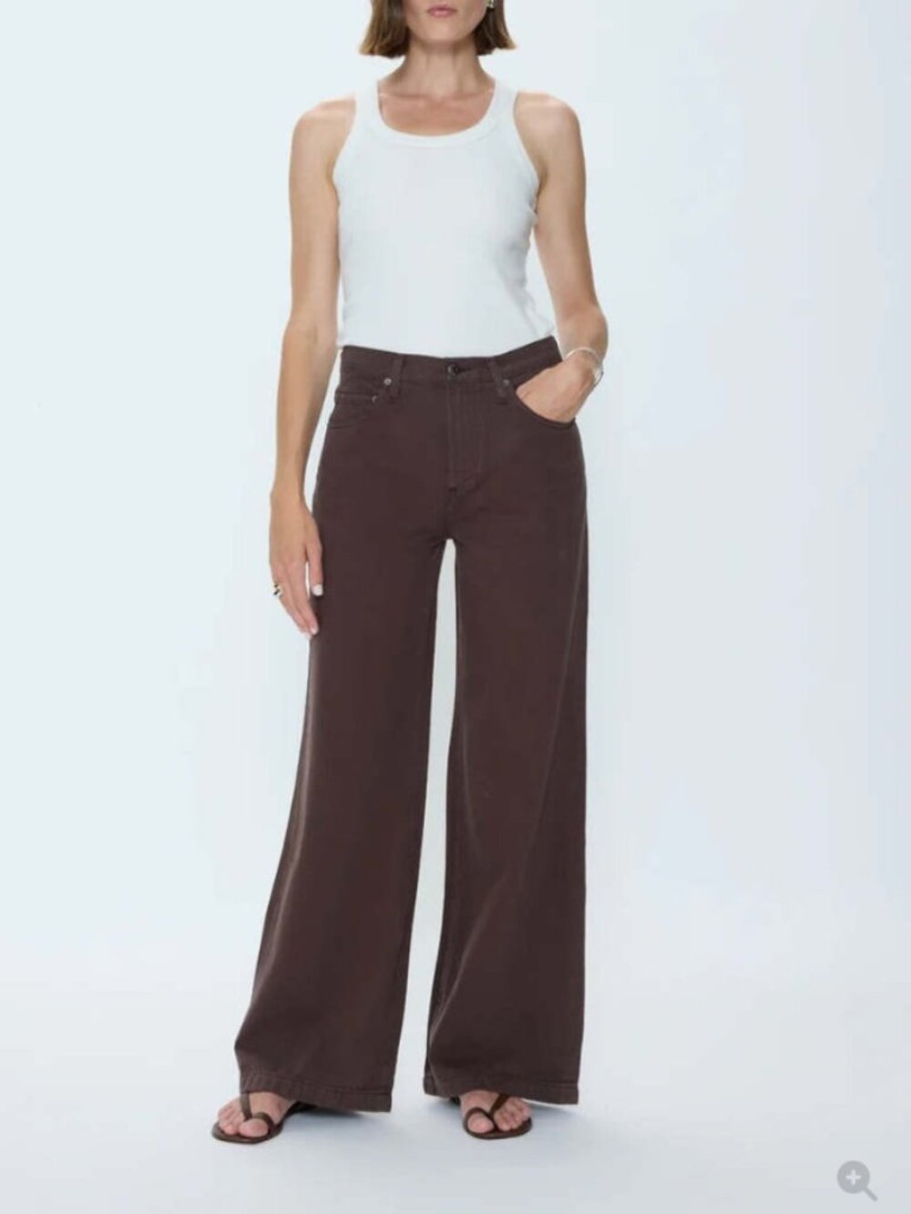 Pistola Jadyn Mid Rise Palazzo Jean - Bruna